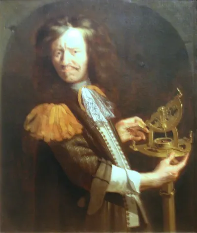 Portrait of mathematician Hans Georg Hertel (1620-1697/99)