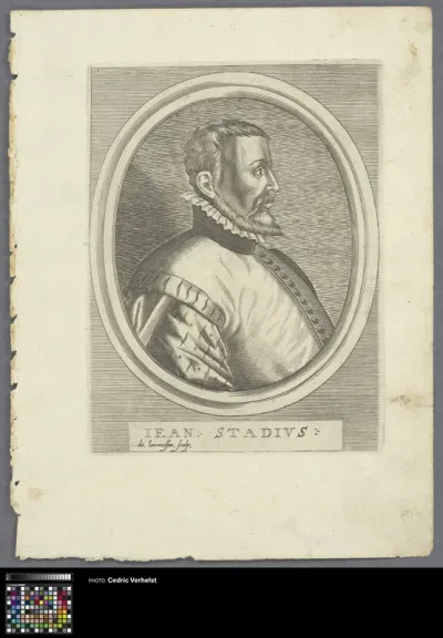 Portrait of mathematician Johannes Stadius