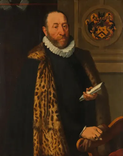 Portrait of Mattheus Augustijnsz Steyn, Councilor in the College of the Admiralty of the Northern Quarter in Dokkum