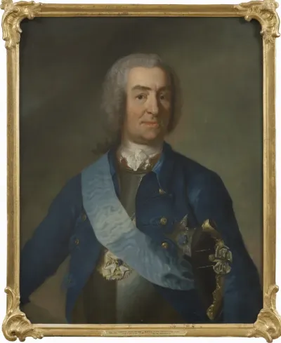 Portrait of Mattias Alexander von Ungern-Sternberg, 1689-1763