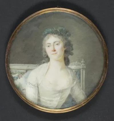 Portrait of Mlle de Saint-Ange