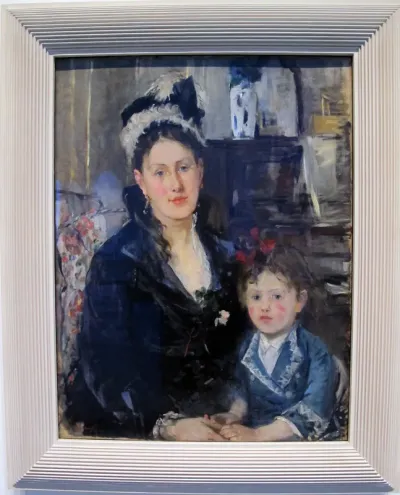 Portrait of Mme Boursier and Her Daughter