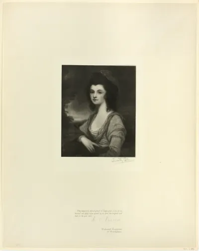 Portrait of Mrs. Davies, from Old English Masters