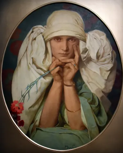 Portrait of Mucha's Daughter, Jaroslava