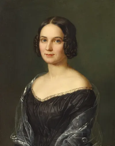 Portrait of Oline Mathilde Lund.
