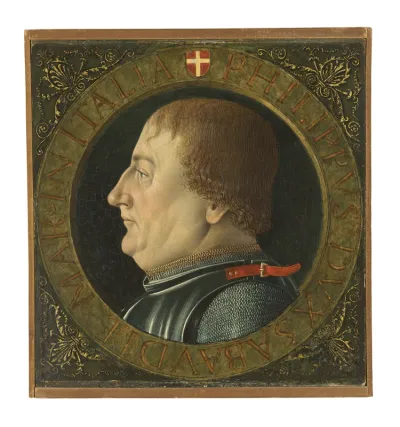 Portrait of Philip II, Duke of Savoy (1438-1497), bust-length, in armour