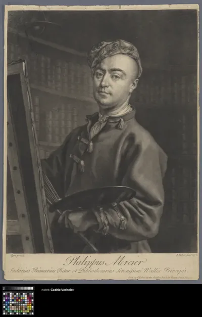 Portrait of Philippe Mercier