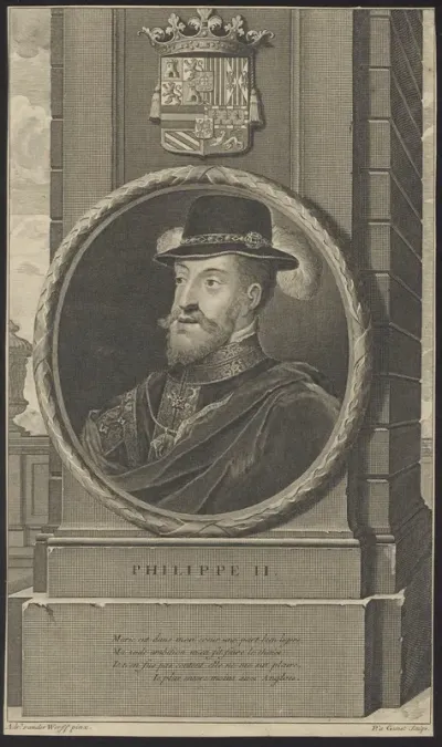 Portrait of Philips II, king of Spain