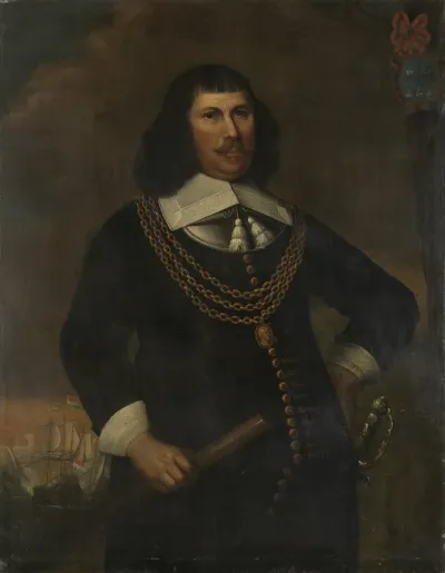 Portrait of Pieter Florisz (1605-58), vice-admiral  of the northern district