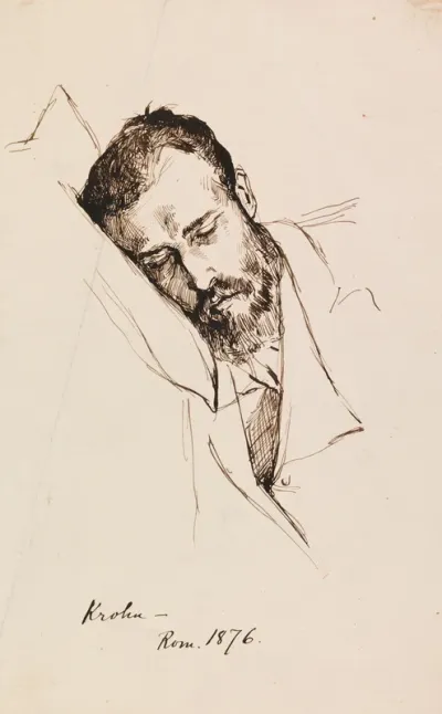 Portrait of Pietro Krohn