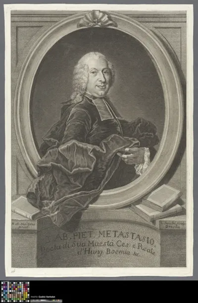 Portrait of Pietro Metastasio