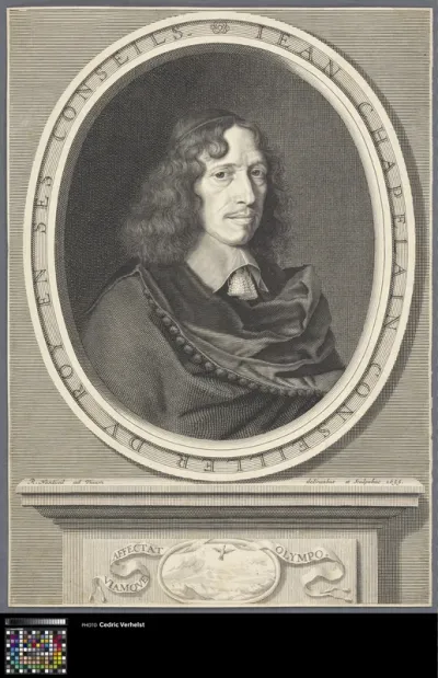 Portrait of poet Jean Chapelain