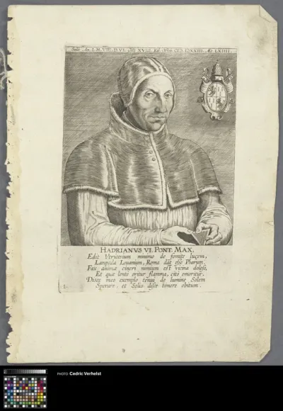 Portrait of pope Adrian VI