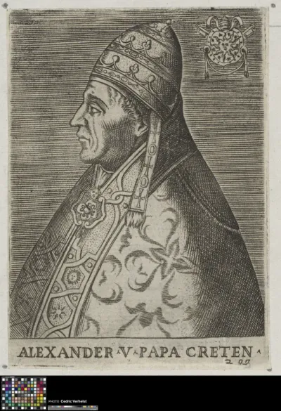 Portrait of pope Alexander V