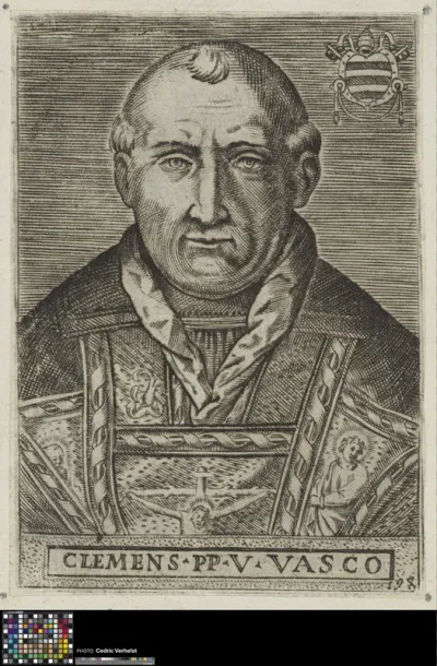 Portrait of pope Clement V