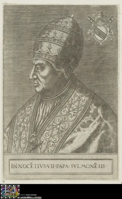 Portrait of pope Innocent VII