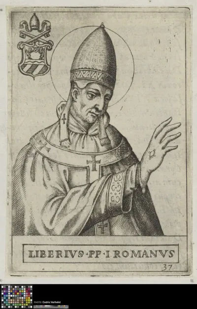 Portrait of pope Liberius