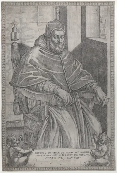 Portrait of Pope Sixtus V