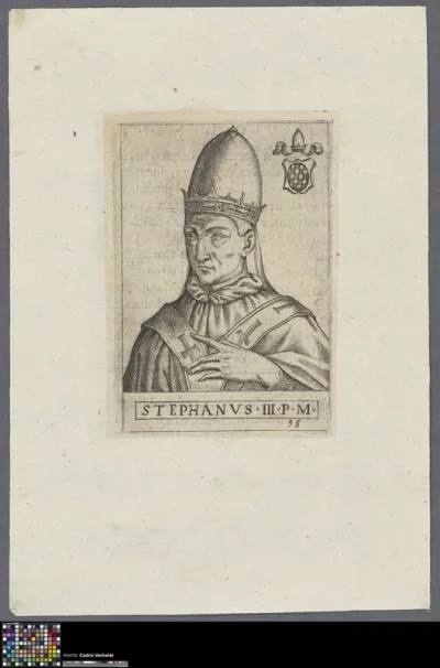 Portrait of Pope Stephen III