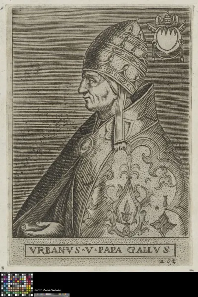 Portrait of pope Urban V