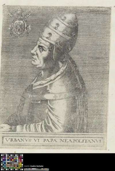 Portrait of pope Urban VI
