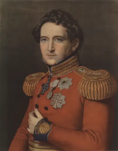 Portrait of Prince Christian Frederik of Denmark.