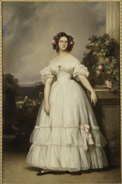 Portrait of Princess Clémentine of Orléans (1817 1907)