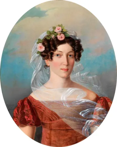 Portrait of Princess Helene Poniński, née Countess Gorski (1791-1853)
