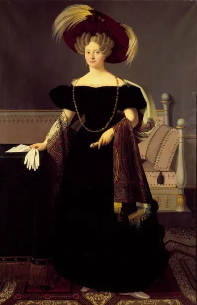 Portrait of princess Vilhelmine of Denmark.