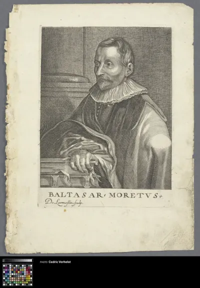 Portrait of printer Baltasar Moretus I