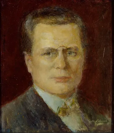 Portrait of Professor Armas Lindgren