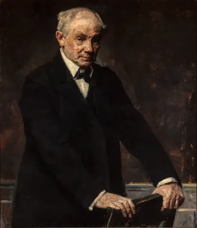 Portrait of professor Harald Høffding.