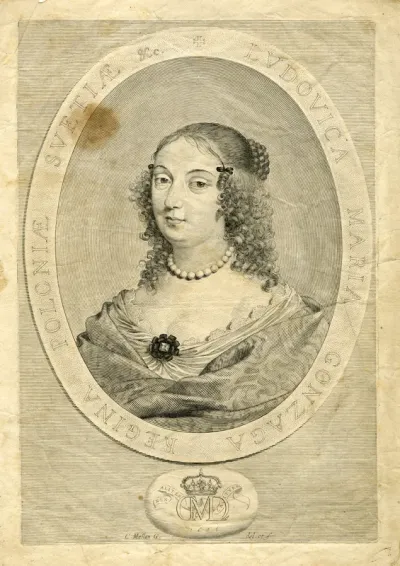 Portrait of Queen Ludovica Maria Gonzaga