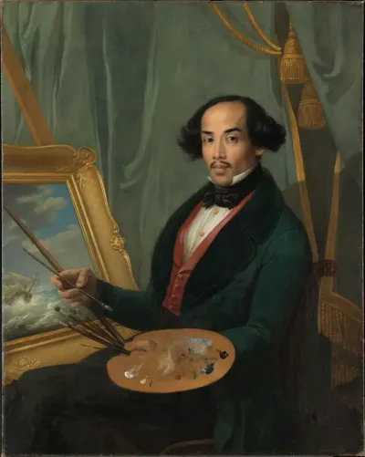 Portrait of Raden Syarif Bustaman Saleh