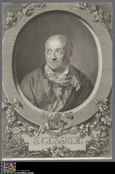 Portrait of Salomon Gessner