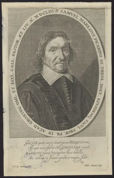 Portrait of Samuel Maresius, pastor and doctor of theology