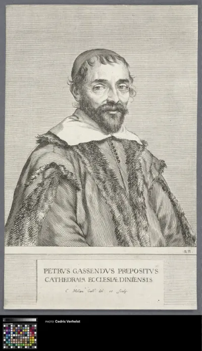 Portrait of scientist Pierre Gassendi