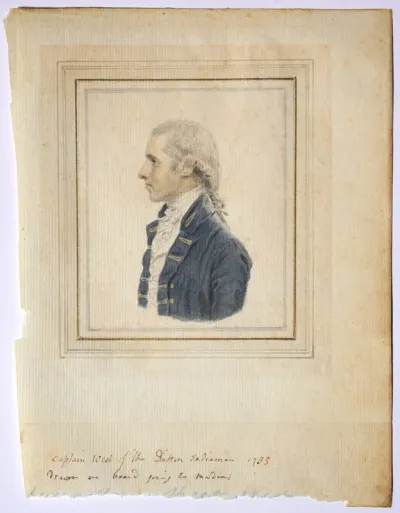 Portrait of Sir Captain West of the Dutton Indiaman