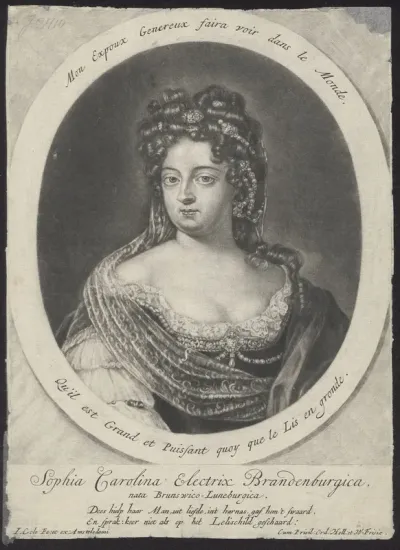 Portrait of Sophia, Electress of Brandenburg