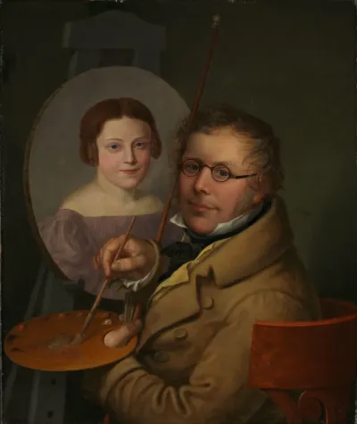 Portrait of Sophie and Jacob Munch