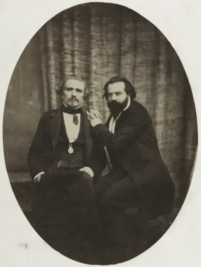 Portrait of the Actor Pierre Bocage and Friend