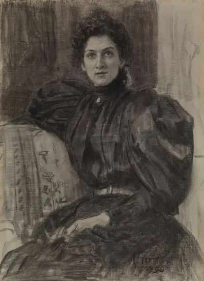 Portrait of the Actress Vera Pushkareva