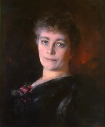 Portrait of the artist Mrs. Escobar