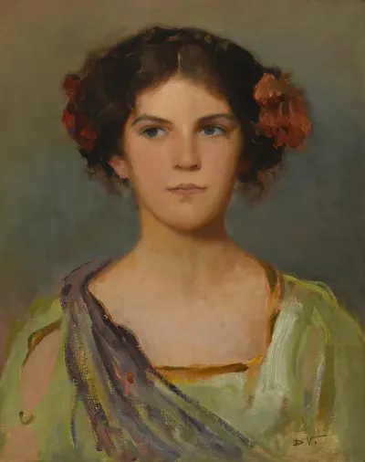 Portrait of the Artist's Daughter Marion Volk