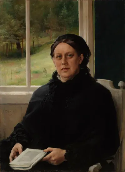 Portrait of the Artist's Mother Alexandra Edelfelt