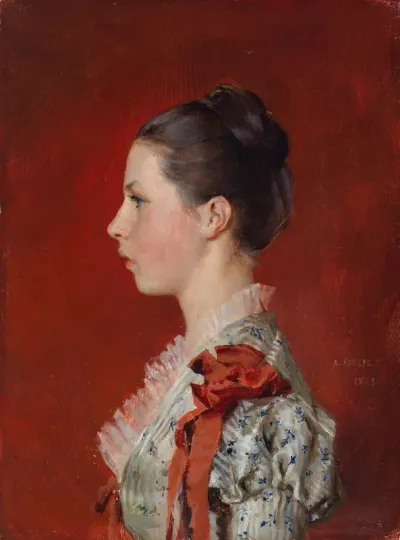 Portrait of the Artist's Sister Annie Edelfelt