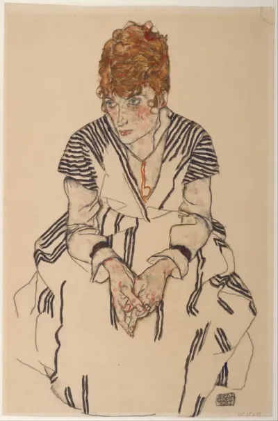 Portrait of the artist's sister in law, Adele Harms