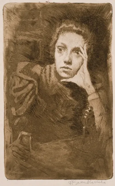 Portrait of the Artist's Sister, Viola Gallén