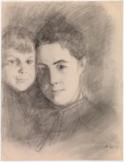 Portrait of the Artist's Wife and Son