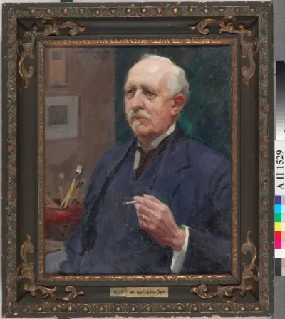 Portrait of the Artist Woldemar Toppelius